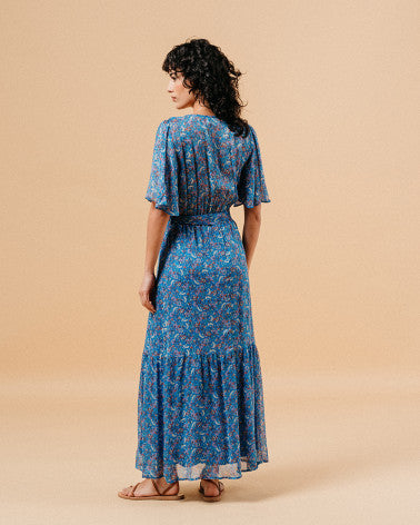 Marissa Blue Floral Dress