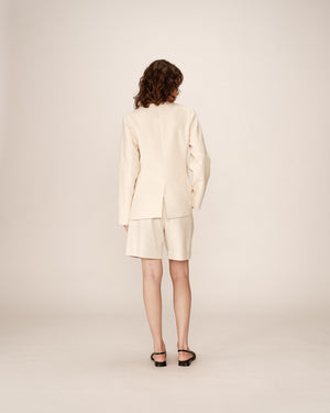 Linen Beige Blazer