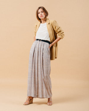 Graphic wide Trousers