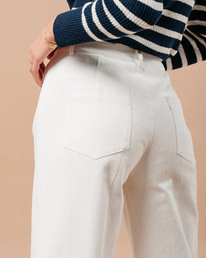 Blanc Trousers 100% Cotton