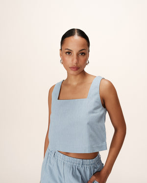Stripped Blue Pants