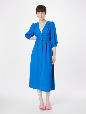 Eletric Blue Cotton Dress