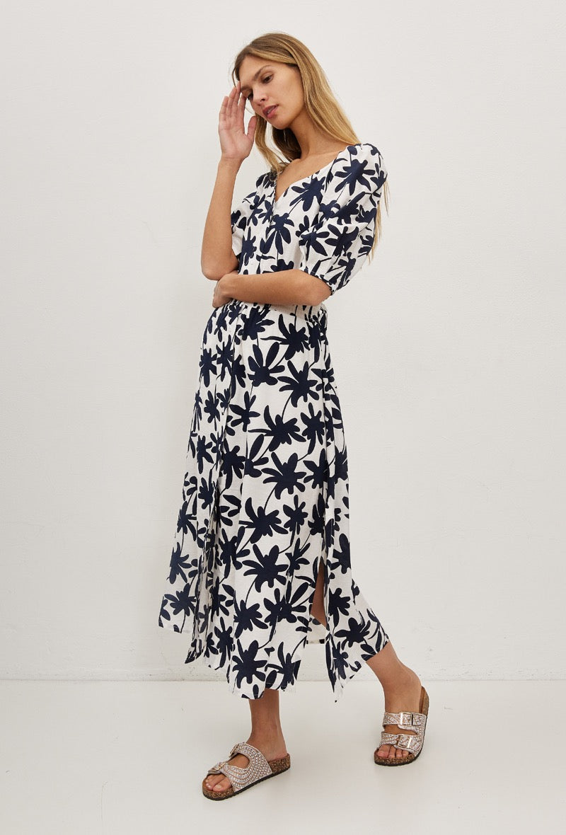 Camille printed floral dress