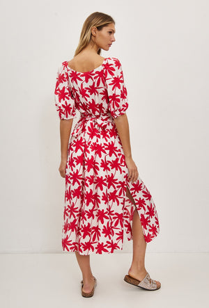 Camille printed floral dress